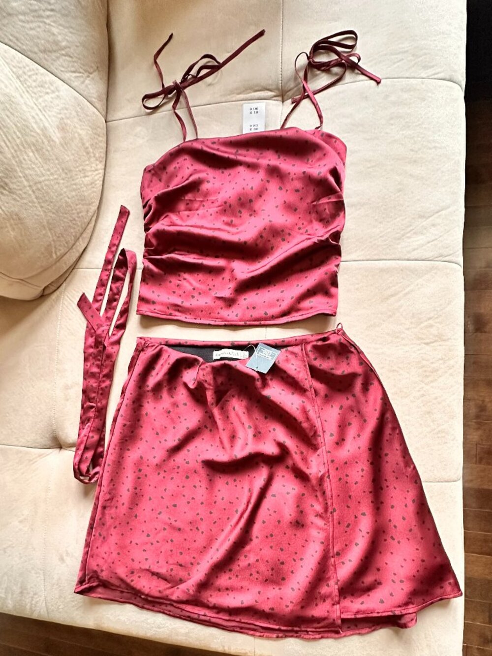 Abercrombie & Fitch Women's Top And Skirt Set - Size Small